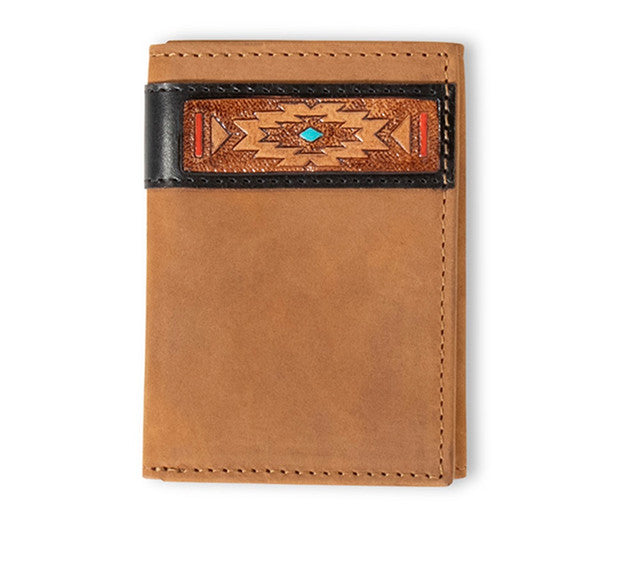 Ariat Southwest Wallet ~ Tri-Fold - Henderson's Western Store