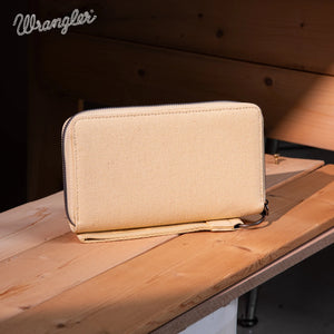 Load image into Gallery viewer, Vintage Wrangler Canvas Wallet ~ Tan