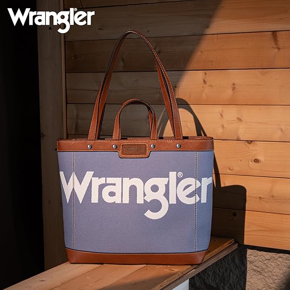 Wrangler Canvas Shoulder Bag ~ Jean