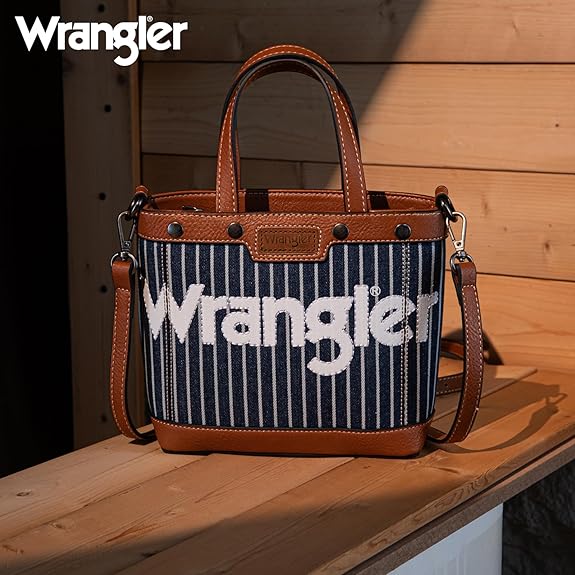 Wrangler Canvas Tote ~ Navy