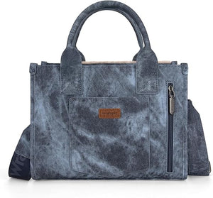 Load image into Gallery viewer, Wrangler Sherpa Denim Tote