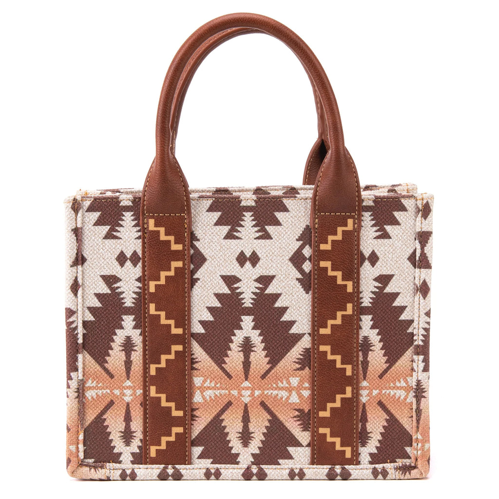 Wrangler Southwest Print Tote ~ Coffee