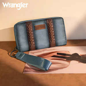 Load image into Gallery viewer, Wrangler Whipstitch Wallet ~ Jean