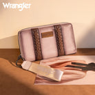 Wrangler Whipstitch Wallet ~ Pink - Henderson's Western Store
