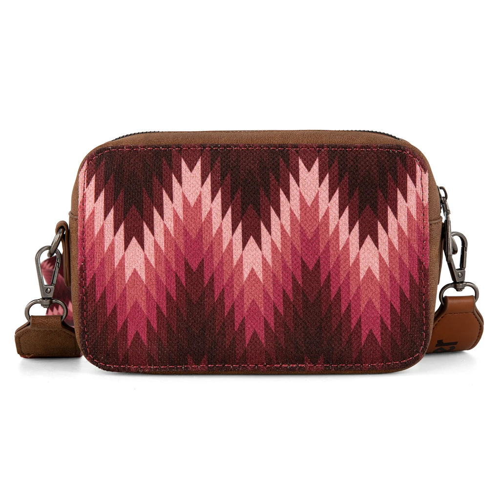 Wrangler Southwest Print Crossbody ~ Dark Pink