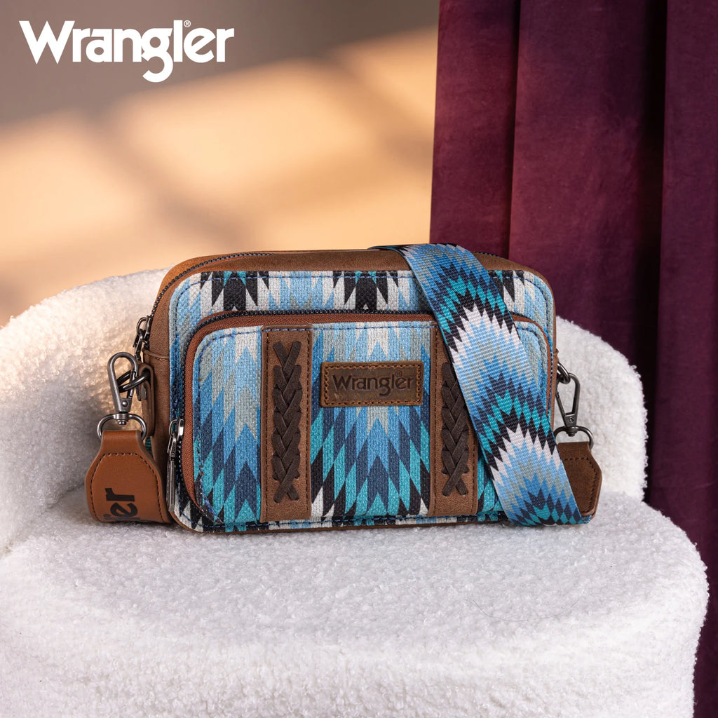 Wrangler Southwest Print Crossbody ~ Jean