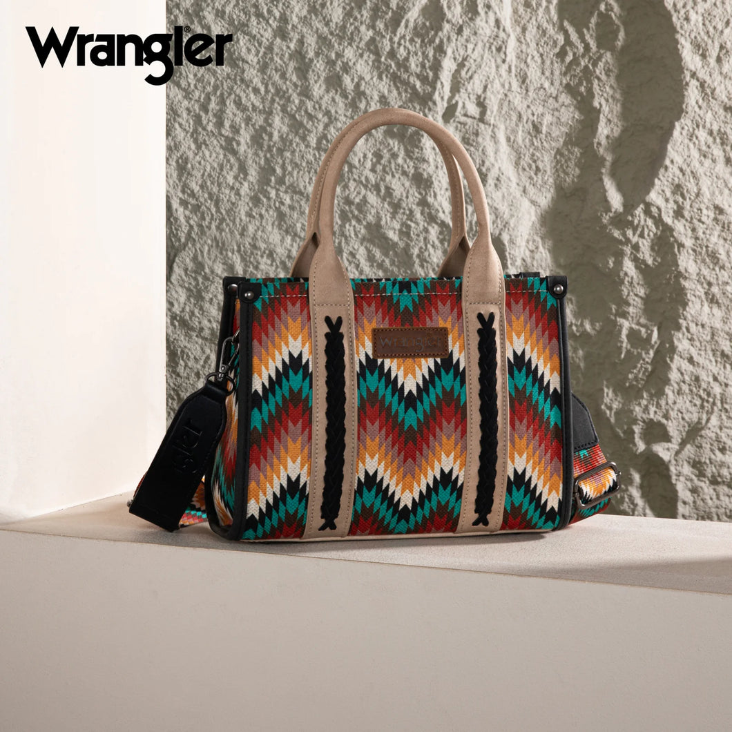 Wrangler Southwest Print Tote ~ Black