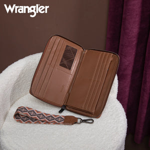 Load image into Gallery viewer, Wrangler Southwest Wallet ~ Brown