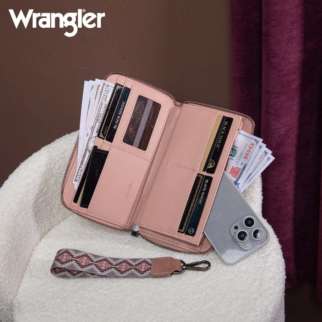 Wrangler Southwest Wallet ~ Pink