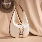 Wrangler Aztec Embroidered Hobo ~ Beige - Henderson's Western Store