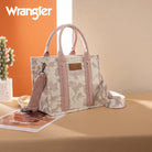 Wrangler Camo Print Tote/Crossbody - Pink - Henderson's Western Store