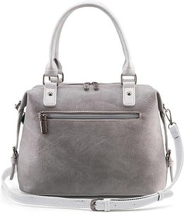 Load image into Gallery viewer, Wrangler Buckle  Satchel ~ Grey