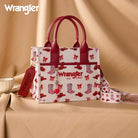 Wrangler Western Print Cowgirl Tote ~ Pink - Henderson's Western Store