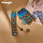 Wrangler Western Print Cowgirl Card ~ Coffee - Henderson's Western Store