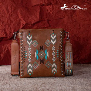 Load image into Gallery viewer, MW Embroidered Collection Concealed Carry Crossbody - Henderson&#39;s Western Store