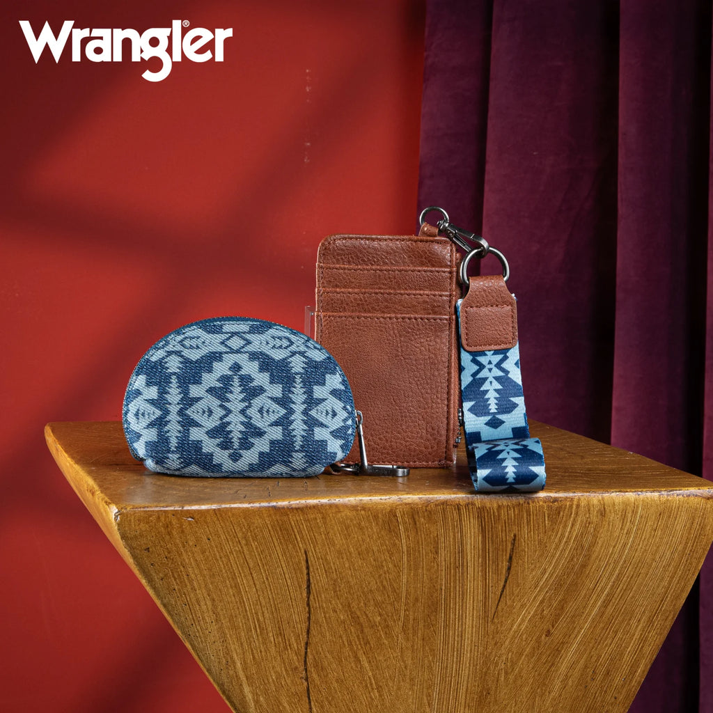 Wrangler Dual Pouch Wristlet ~ Jean