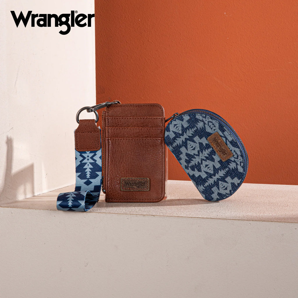 Wrangler Dual Pouch Wristlet ~ Jean