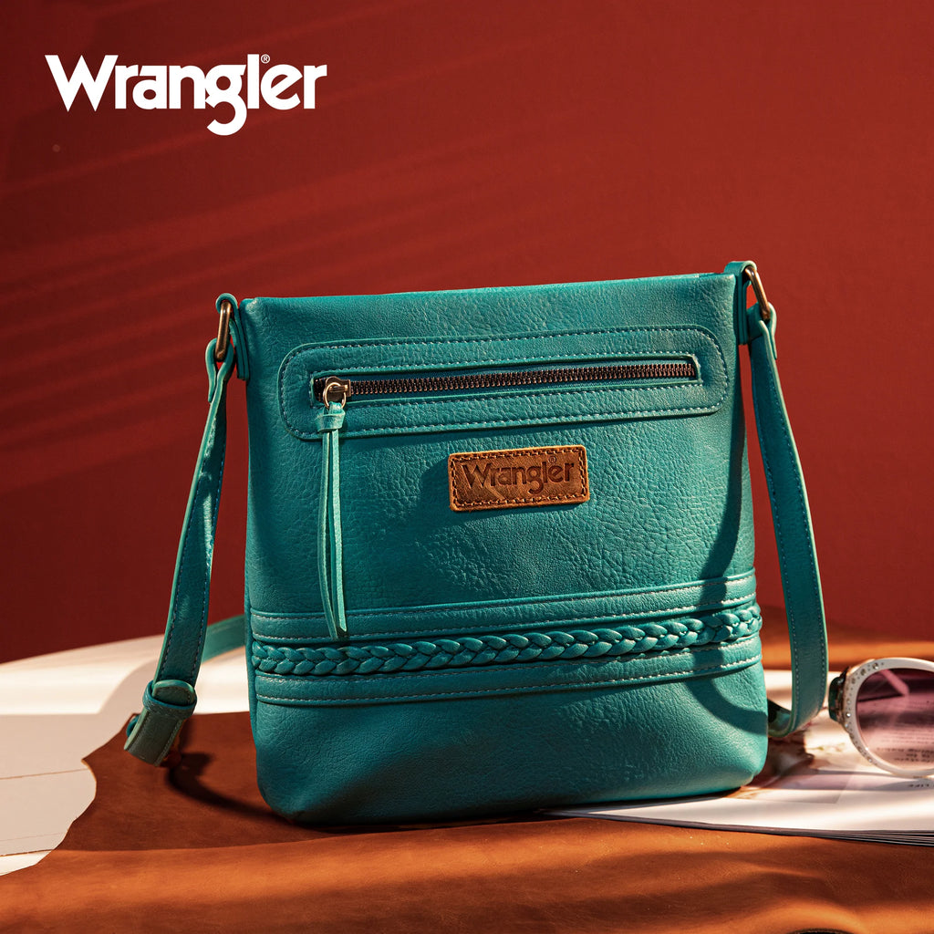 Wrangler Braided Crossbody ~ Turquoise