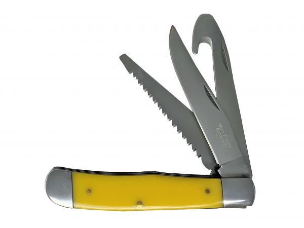 Wild Turkey Knife ~ Yellow 3 Tool - Henderson's Western Store