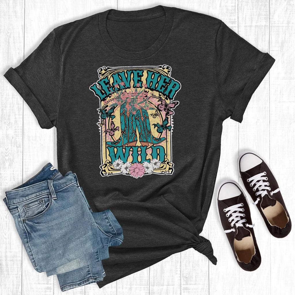 Leave Her Wild Tee - Henderson's Western Store