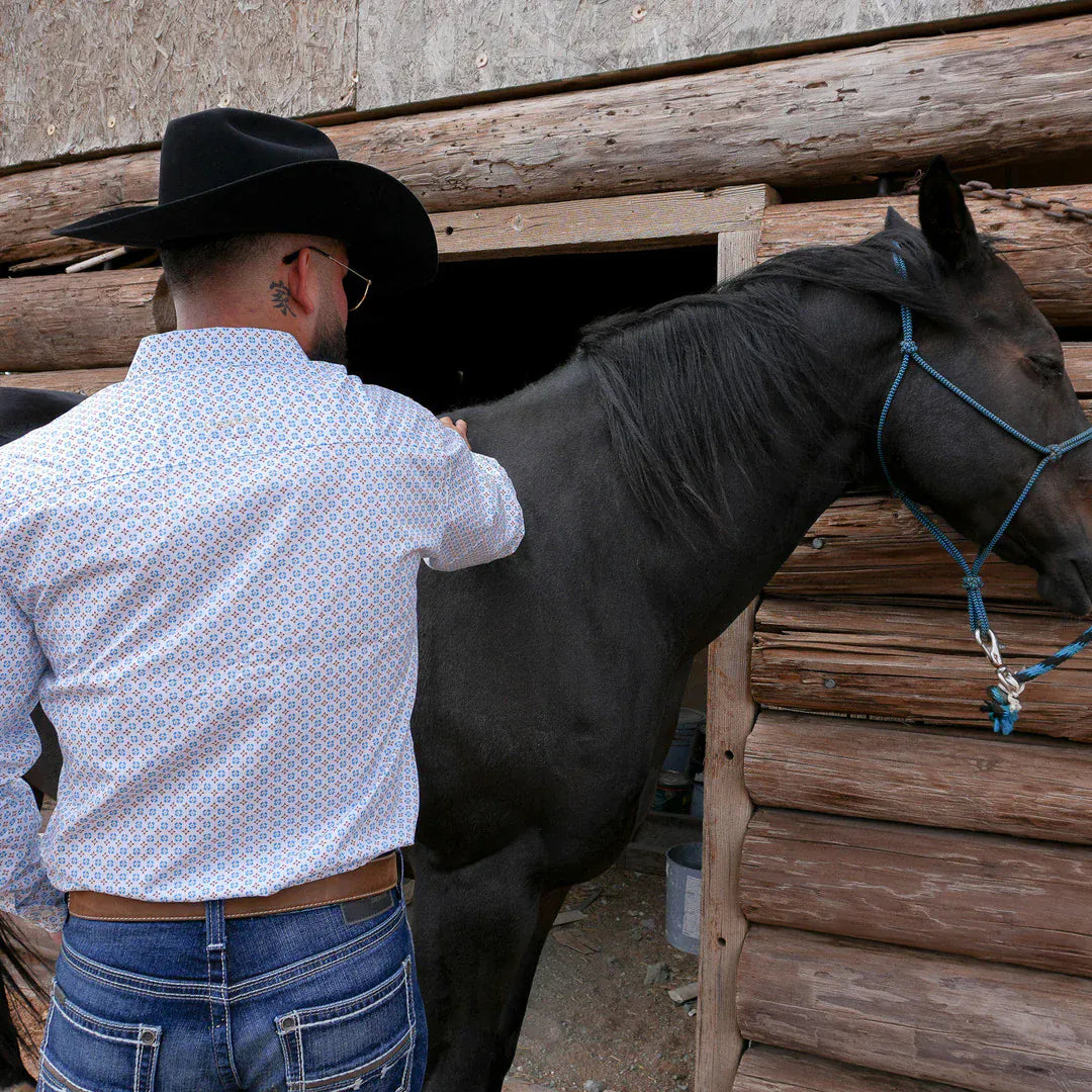 CueroLine Western Shirt ~ White - Henderson's Western Store