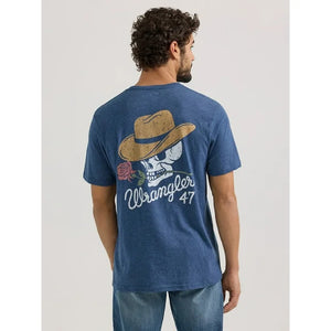 Load image into Gallery viewer, Men&#39;s Wrangler 47 Tee ~ Denim