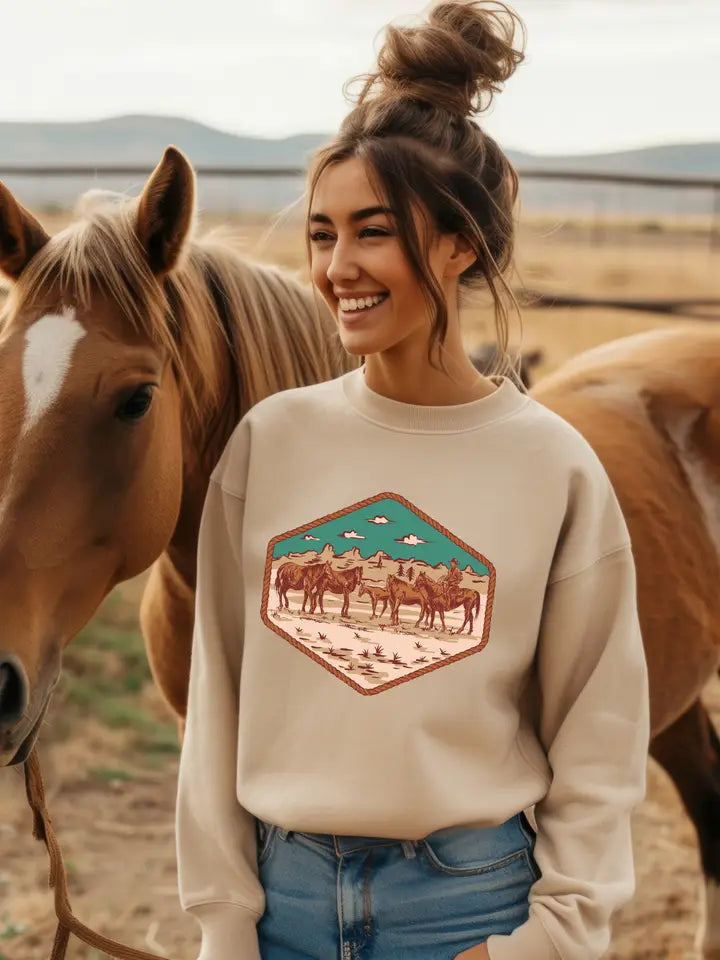 Desert Horse Pullover