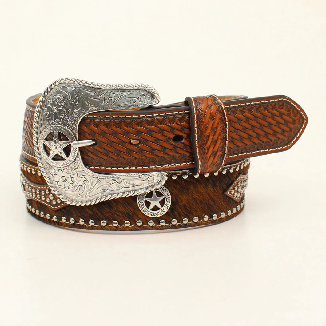 Leather Hair Star Belt