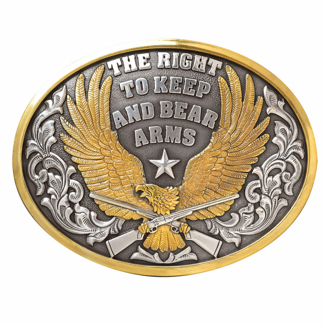 Bear Arms Belt Buckle - Henderson's Western Store