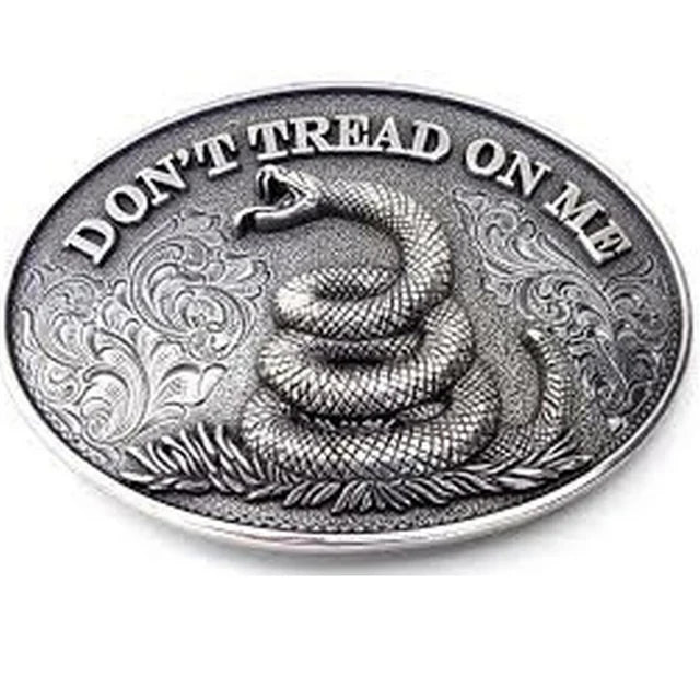 Don't Tread On Me Belt Buckle - Henderson's Western Store