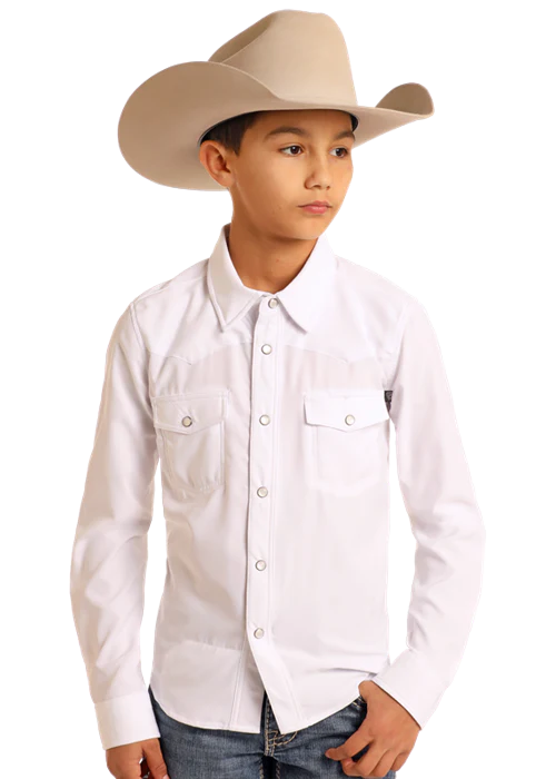 Boy's Solid TexWestern by Rock & Roll - Henderson's Western Store