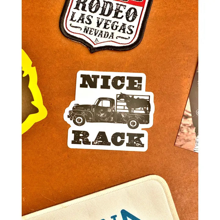 Western Sticker ~ Nice Rack