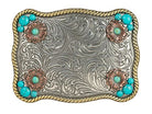 Blazin Roxx Belt Buckle ~ Floral - Henderson's Western Store