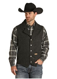 Powder River Montana Vest ~ Black