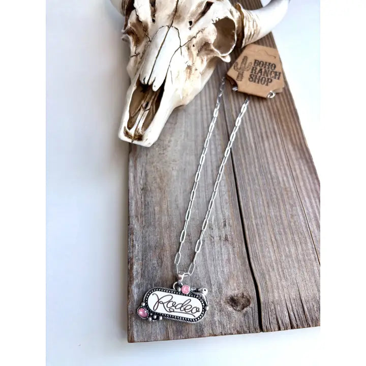 Western Rodeo Print Pendant - Henderson's Western Store