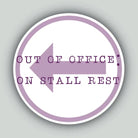 Western Sticker ~ On Stall Rest - Henderson's Western Store