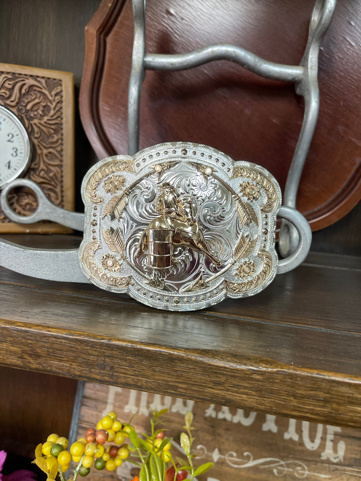 Henderson's Western Store Belt Buckle