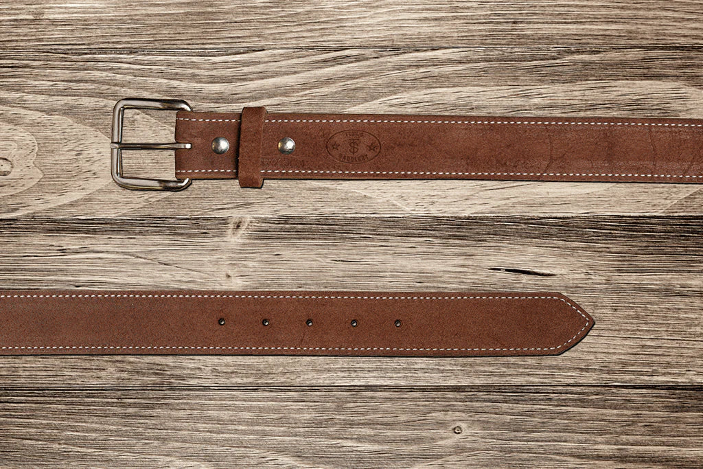 Men's Soft Touch Rough Out Belt - Henderson's Western Store