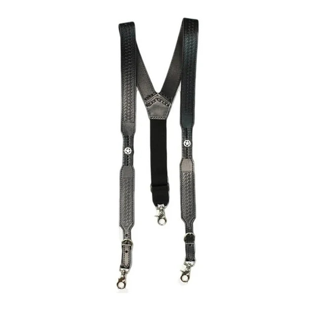 Men's Leather Suspenders - Henderson's Western Store