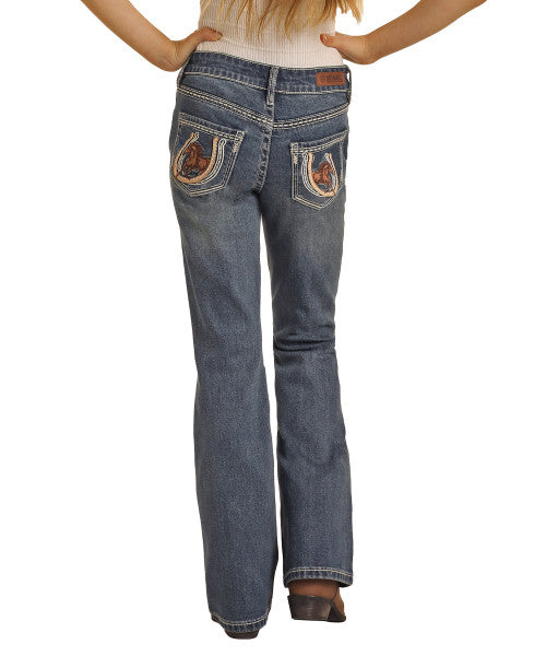 Horse Embroidered Jeans by Rock & Roll - Henderson's Western Store