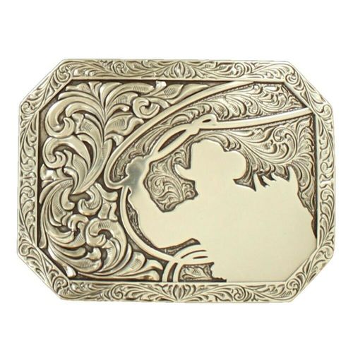 Cowboy Roper Belt Buckle - Henderson's Western Store