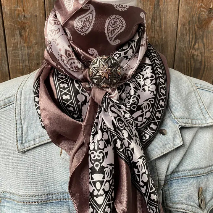 Rodeo Drive Wild Rags/Scarf ~ Two Tone Paisley