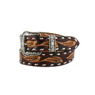 Angel Ranch Belt ~ Feather Foil - Henderson's Western Store