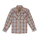 Boy's Retro Wrangler Plaid ~ Brown - Henderson's Western Store