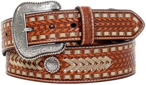 Men's Rawhide Stitched Belt - Henderson's Western Store