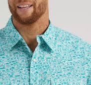 Load image into Gallery viewer, Men&#39;s Wrangler 20X Paisley ~ Turquoise - Henderson&#39;s Western Store