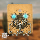 Western Barbed Wire Aztec Earring - Henderson's Western Store
