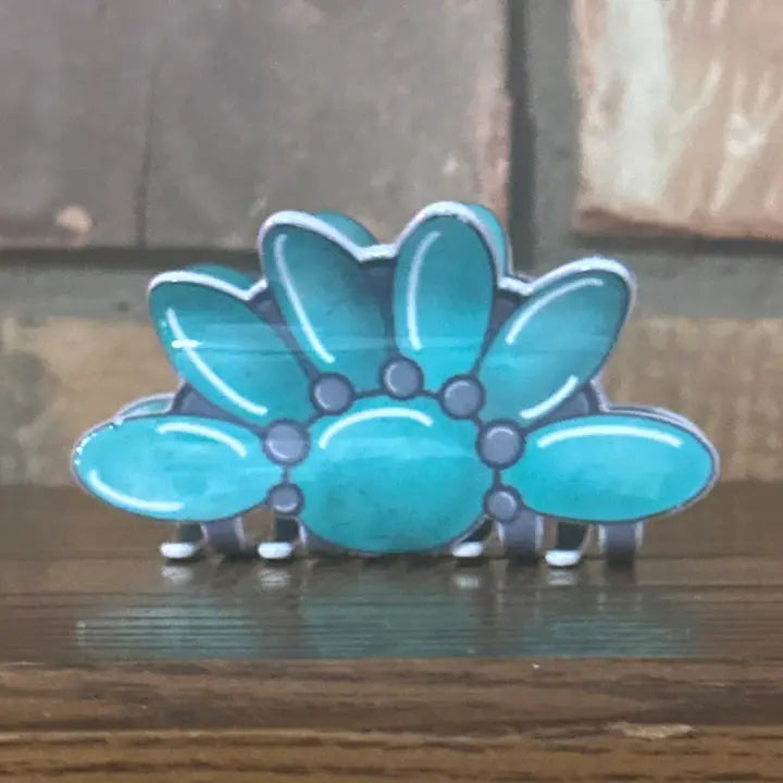 Squash Blossom Claw Clip - Henderson's Western Store
