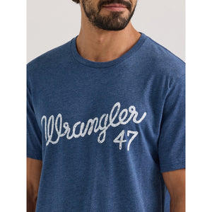 Load image into Gallery viewer, Men&#39;s Wrangler 47 Tee ~ Denim