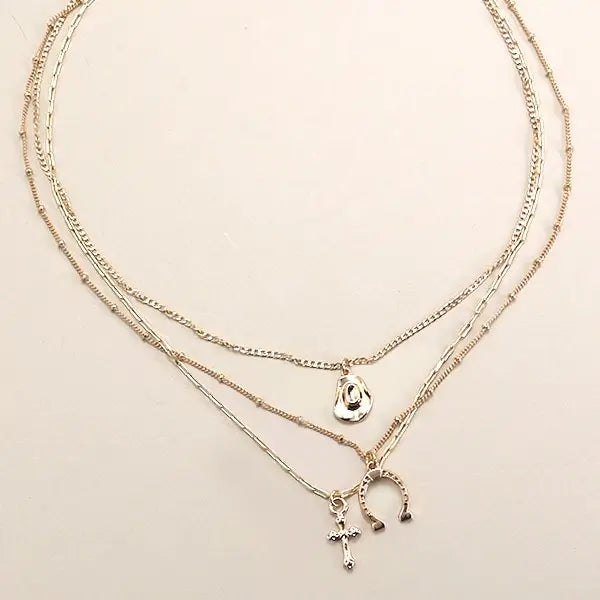 Layer Charm Necklace - Henderson's Western Store